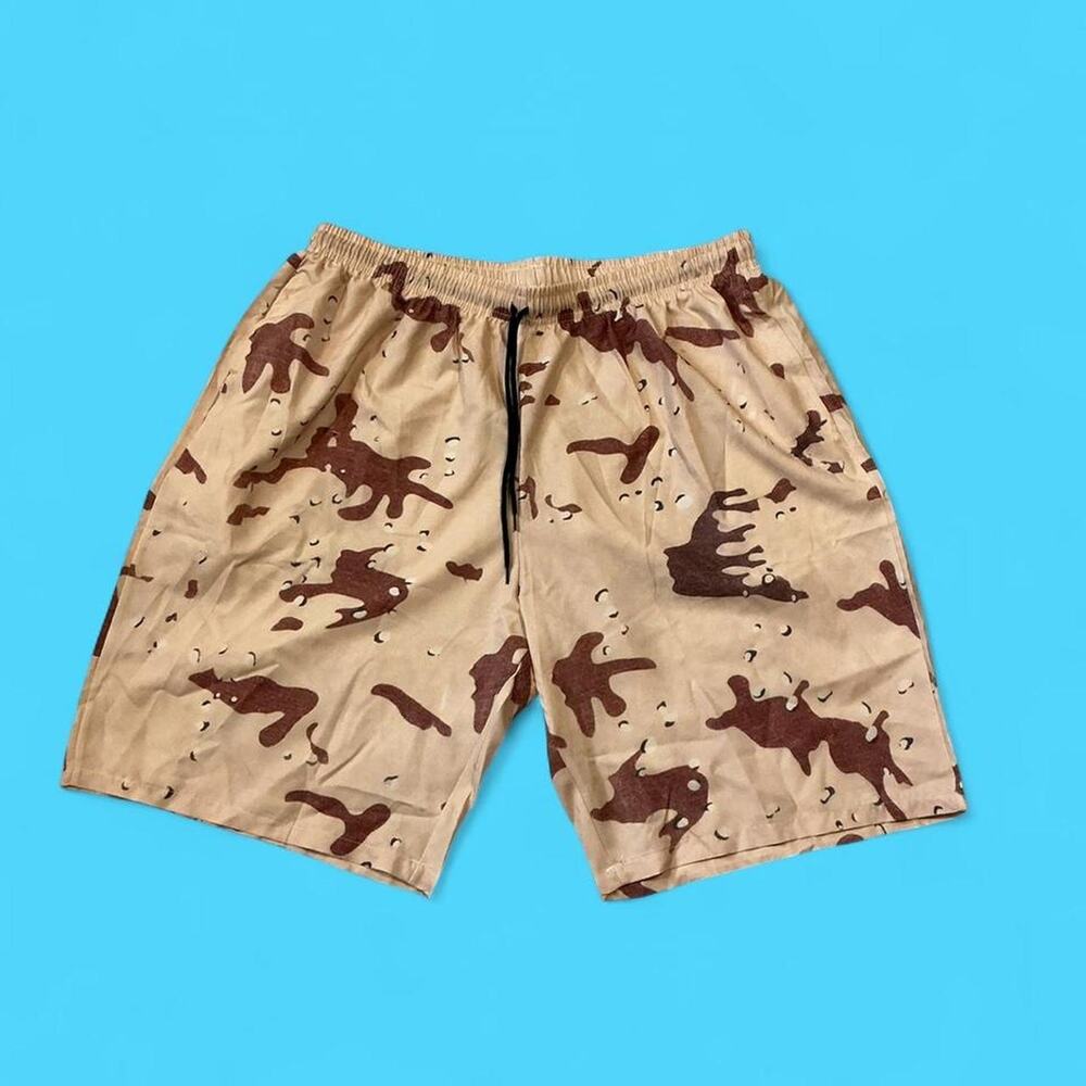 Desert camo style shorts
